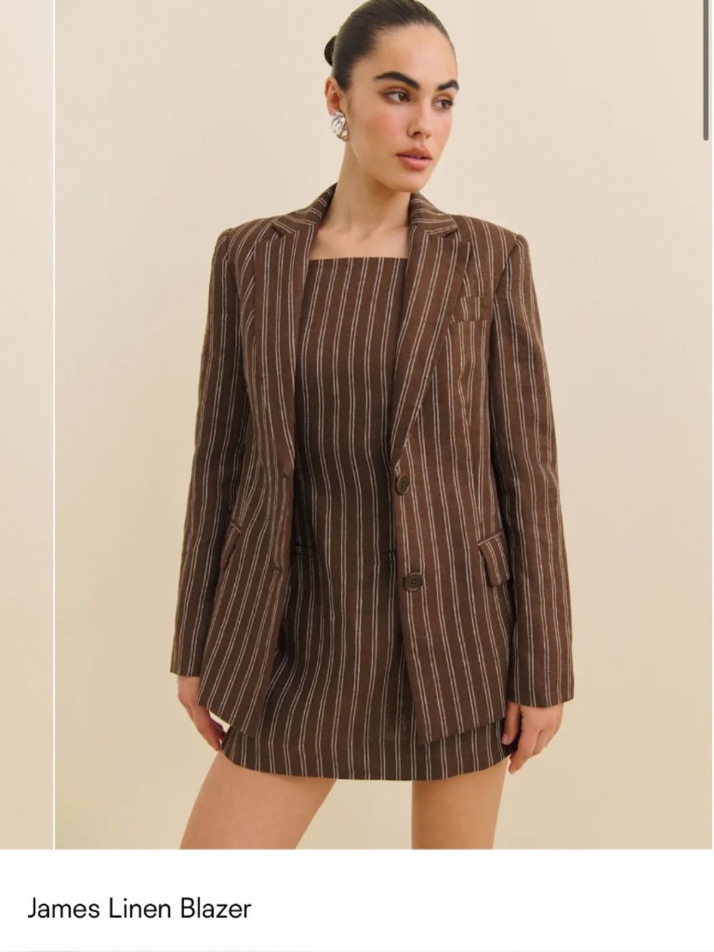 Reformation James Linen Blazer - S